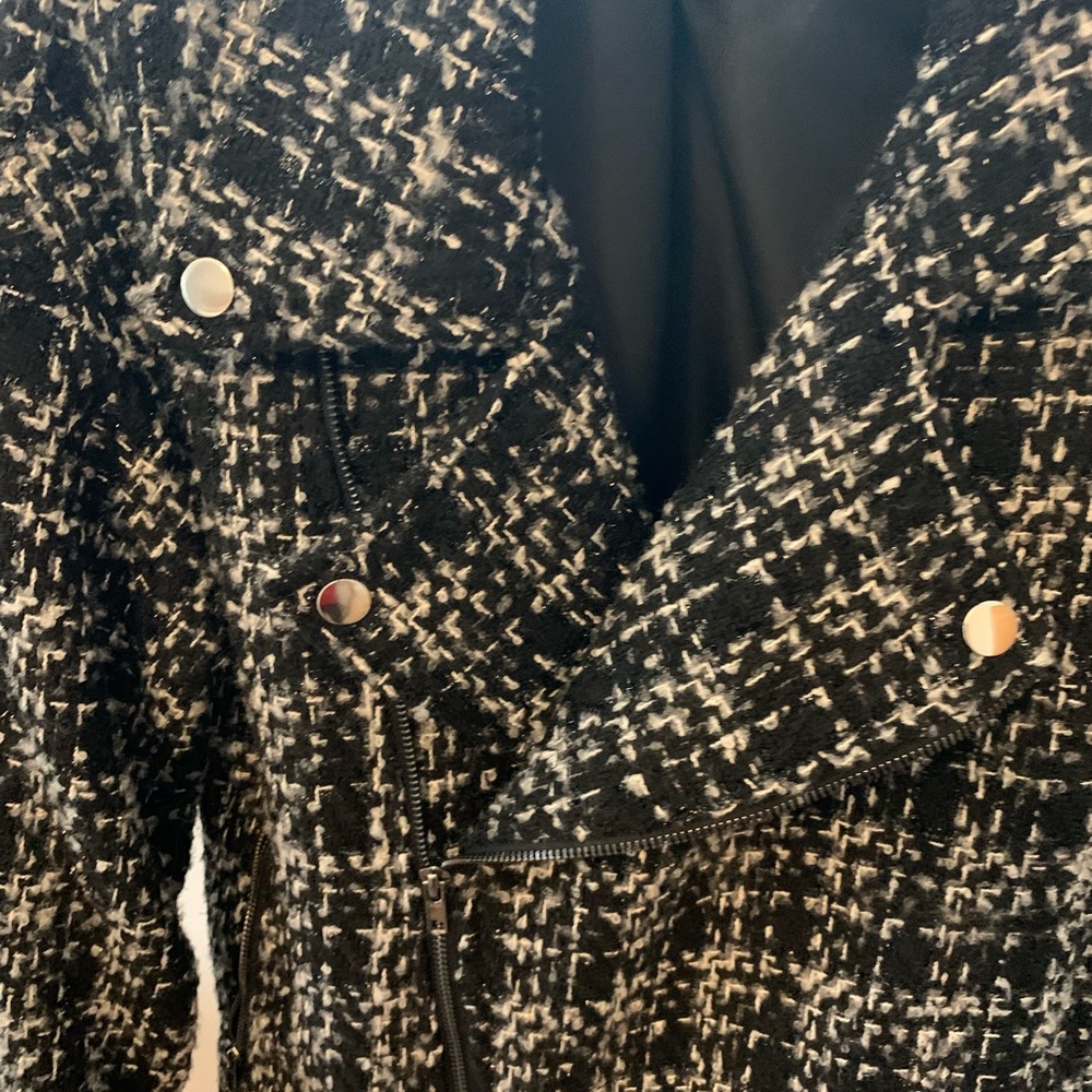 Rue 21 Tweed Bomber Style Jacket - Picture 9 of 14